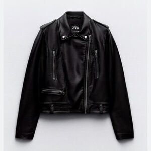 Zara FAUX LEATHER BIKER
JACKET